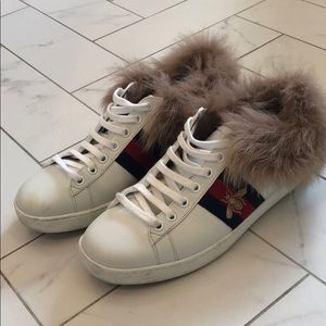 Gucci ace leather low-top sneaker